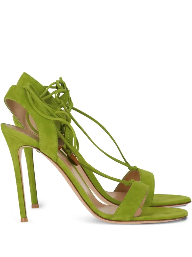 Gianvito Rossi Gianvito Rossi アンクルストラップ サンダル グリーンの商品画像