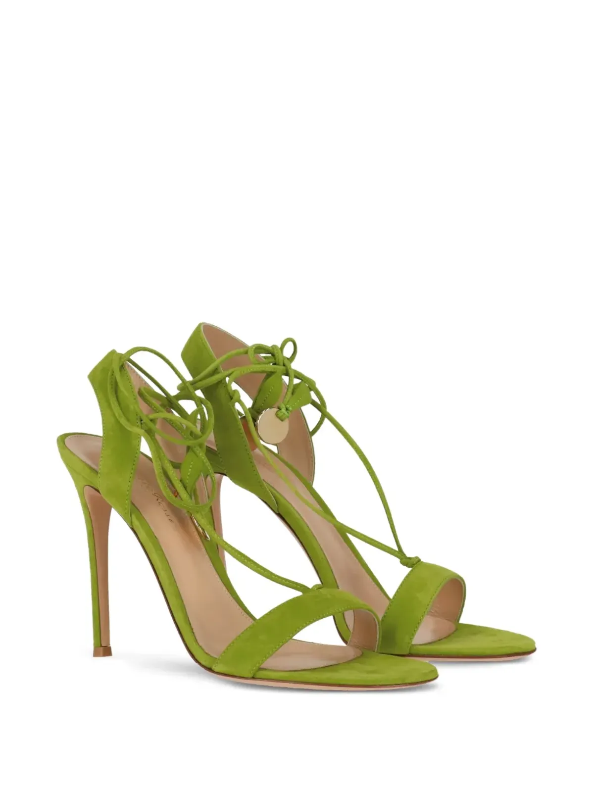 Gianvito Rossi アンクルストラップ サンダル グリーン - 画像2
