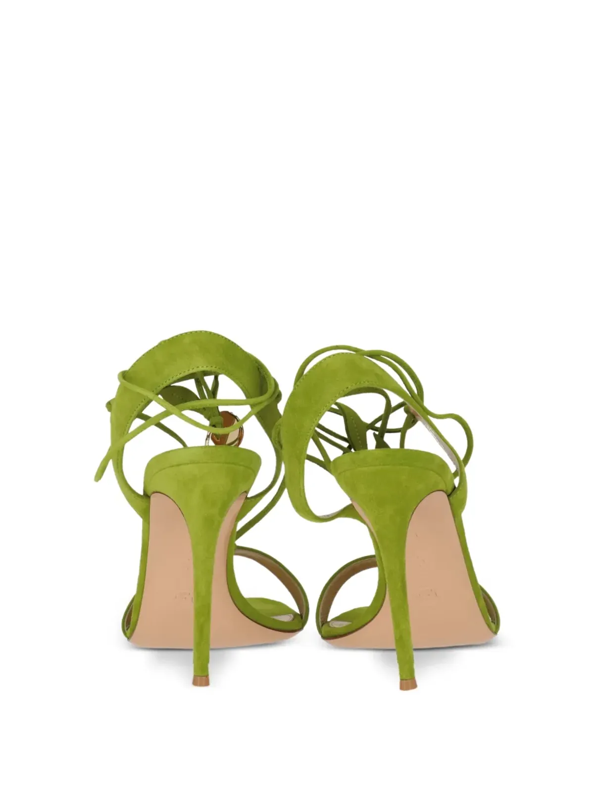 Gianvito Rossi アンクルストラップ サンダル グリーン - 画像3