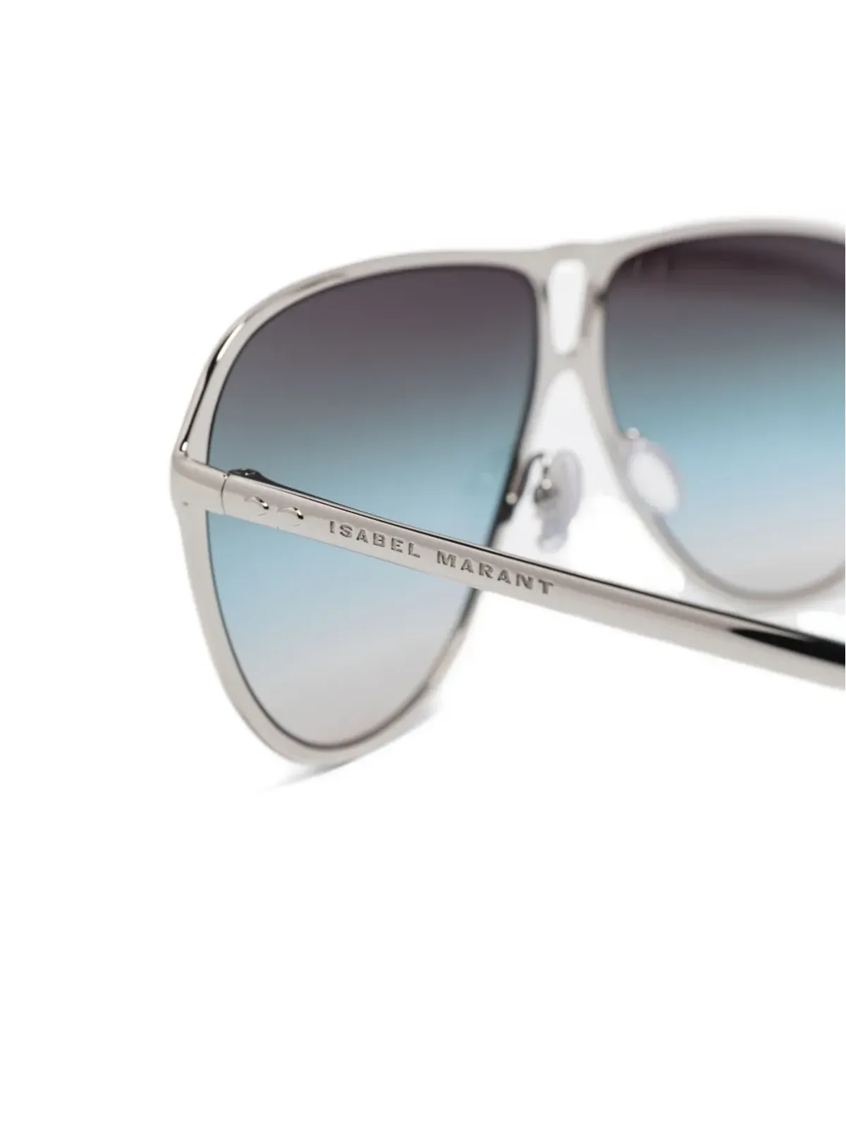 Isabel Marant Eyewear 刻印ロゴ入りメタルサングラス - 画像3