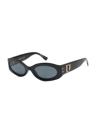 DSQUARED2 EYEWEAR オーバルフレームサングラス - サムネイル2