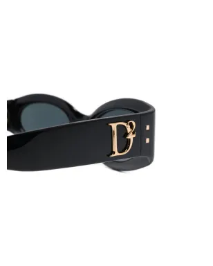 DSQUARED2 EYEWEAR オーバルフレームサングラス - サムネイル3