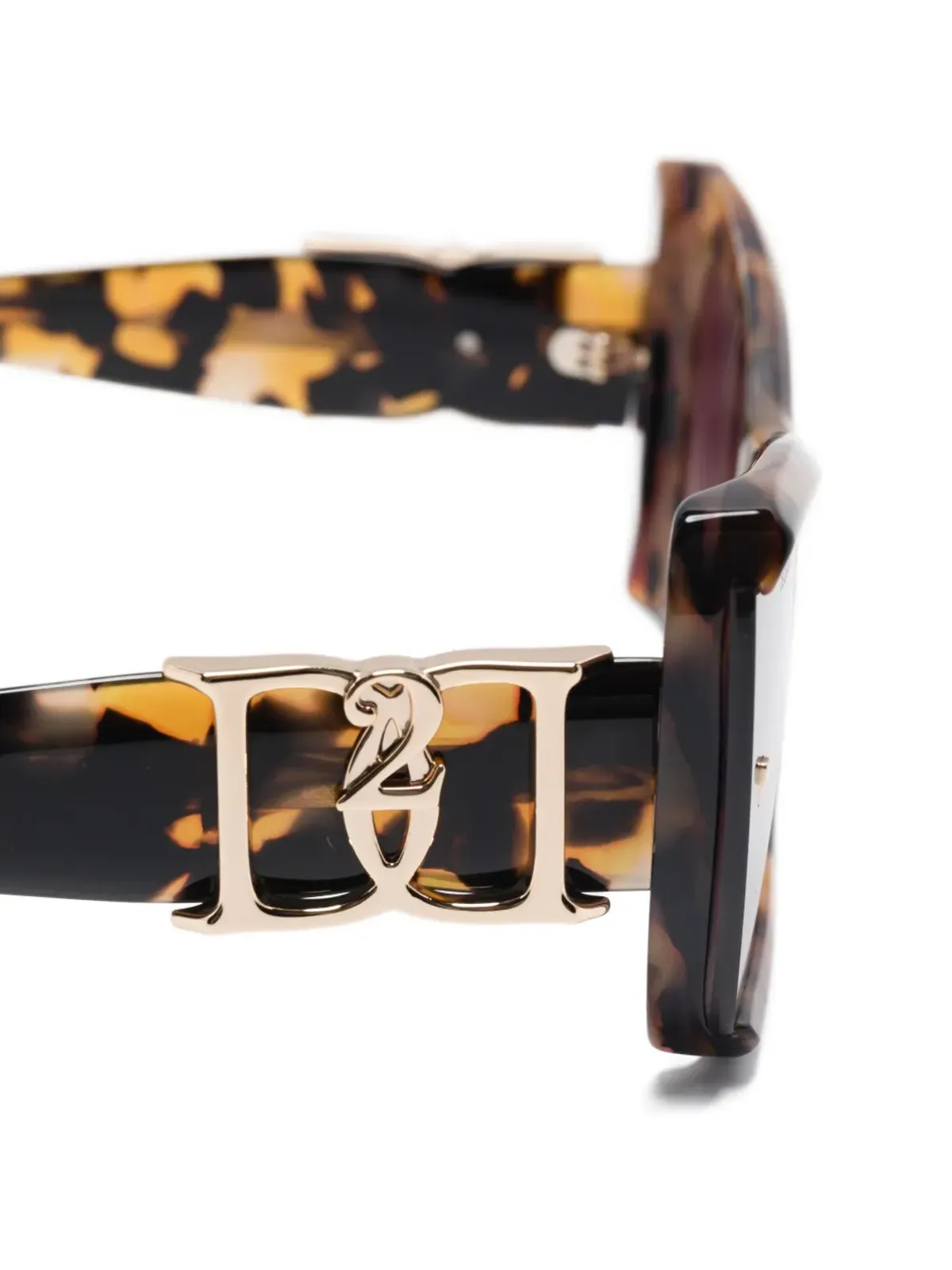 DSQUARED2 EYEWEAR べっ甲柄キャットアイサングラス - 画像3