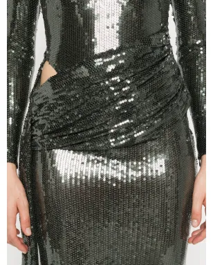 Alex Perry スパンコール付きマキシドレス - サムネイル5