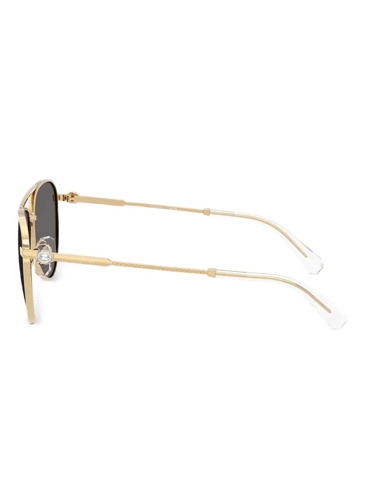 Swarovski Eyewear テクスチャードメタル サングラス - 画像3