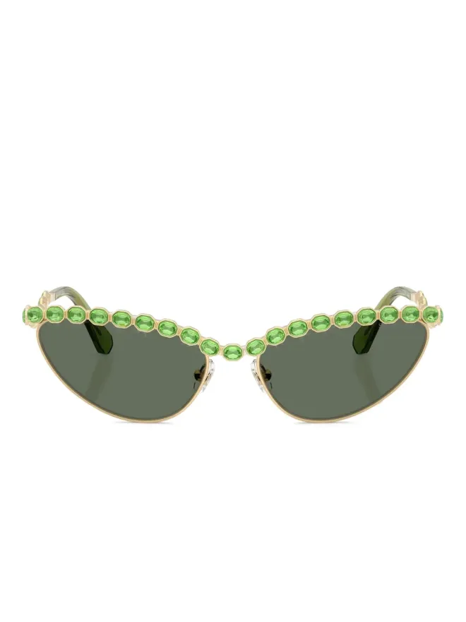Swarovski Eyewear Swarovski Eyewear 装飾キャットアイ サングラスの商品画像