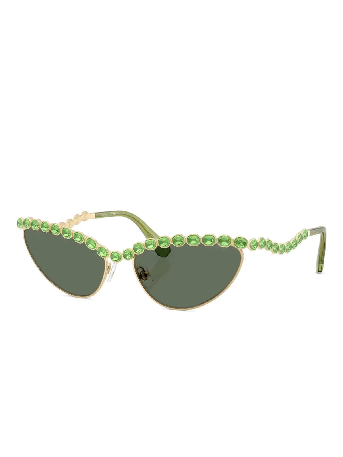 Swarovski Eyewear 装飾キャットアイ サングラス - 画像2
