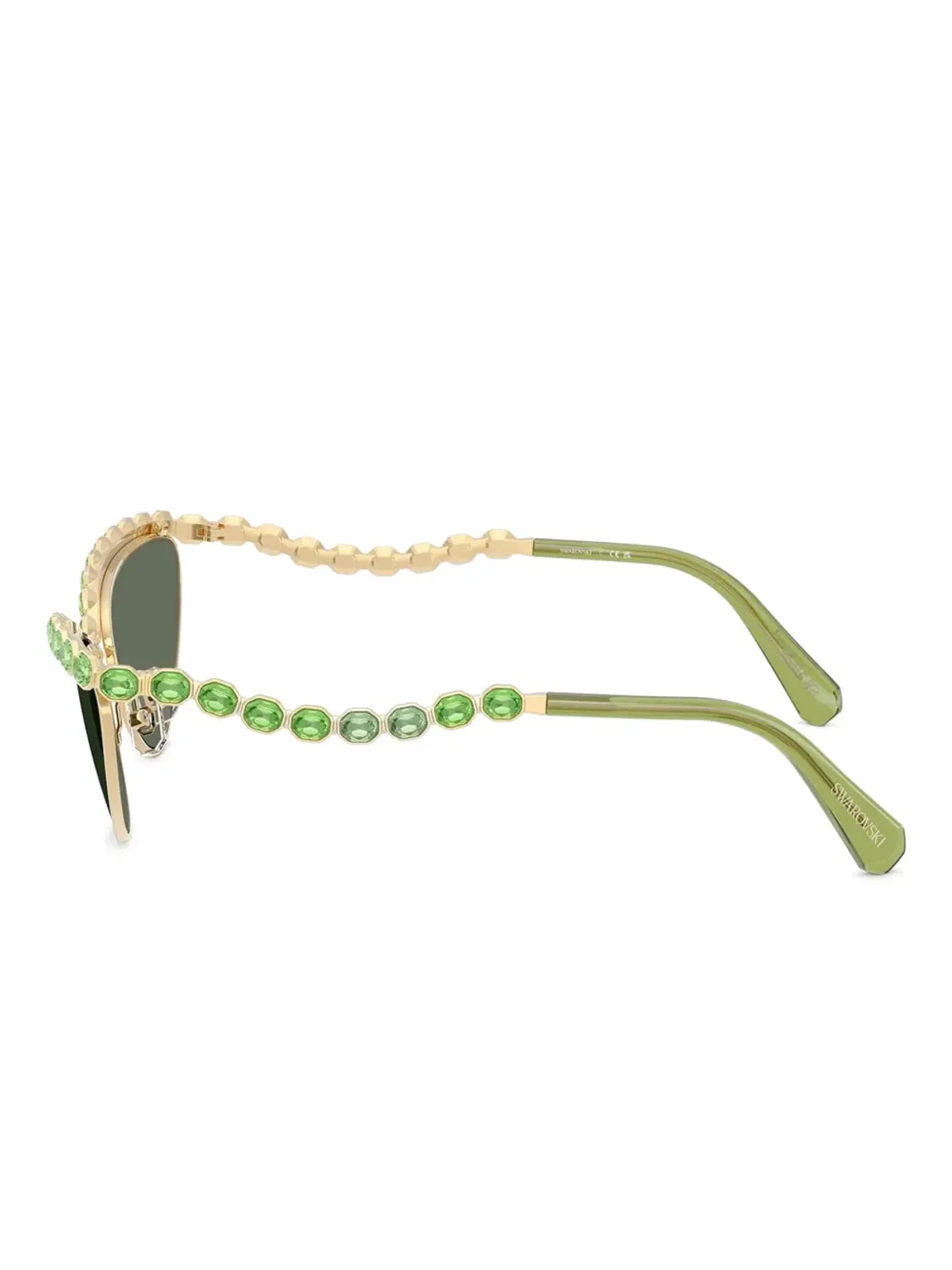 Swarovski Eyewear 装飾キャットアイ サングラス - 画像3