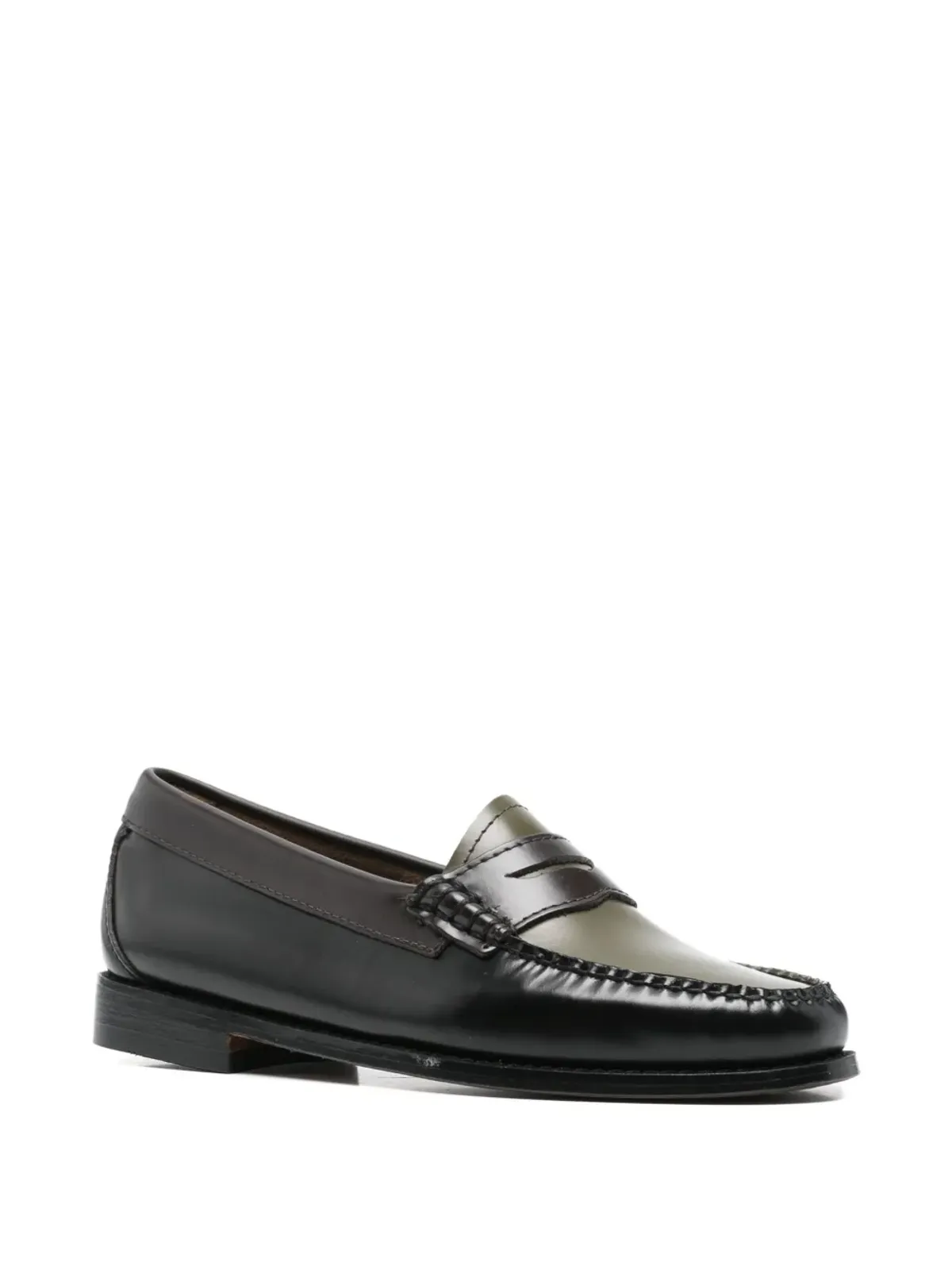 G.H.Bass Weejuns panelled loafers - Brown - 画像2