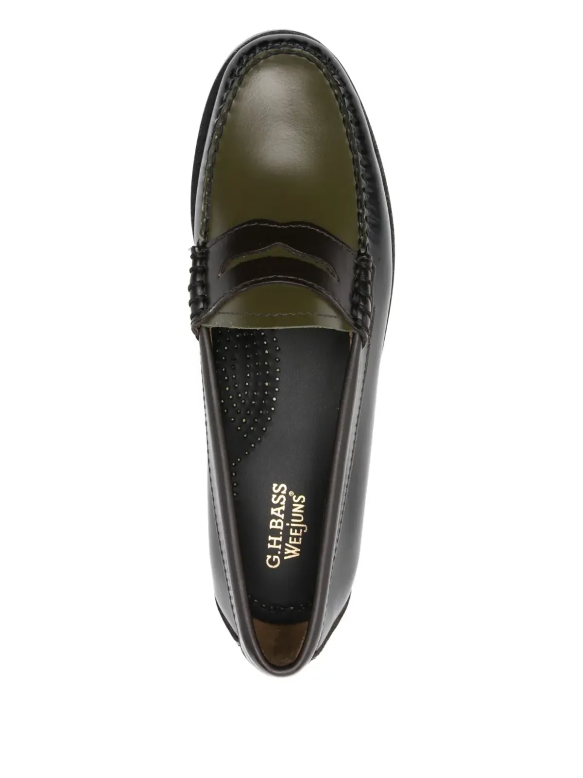 G.H.Bass Weejuns panelled loafers - Brown - 画像4