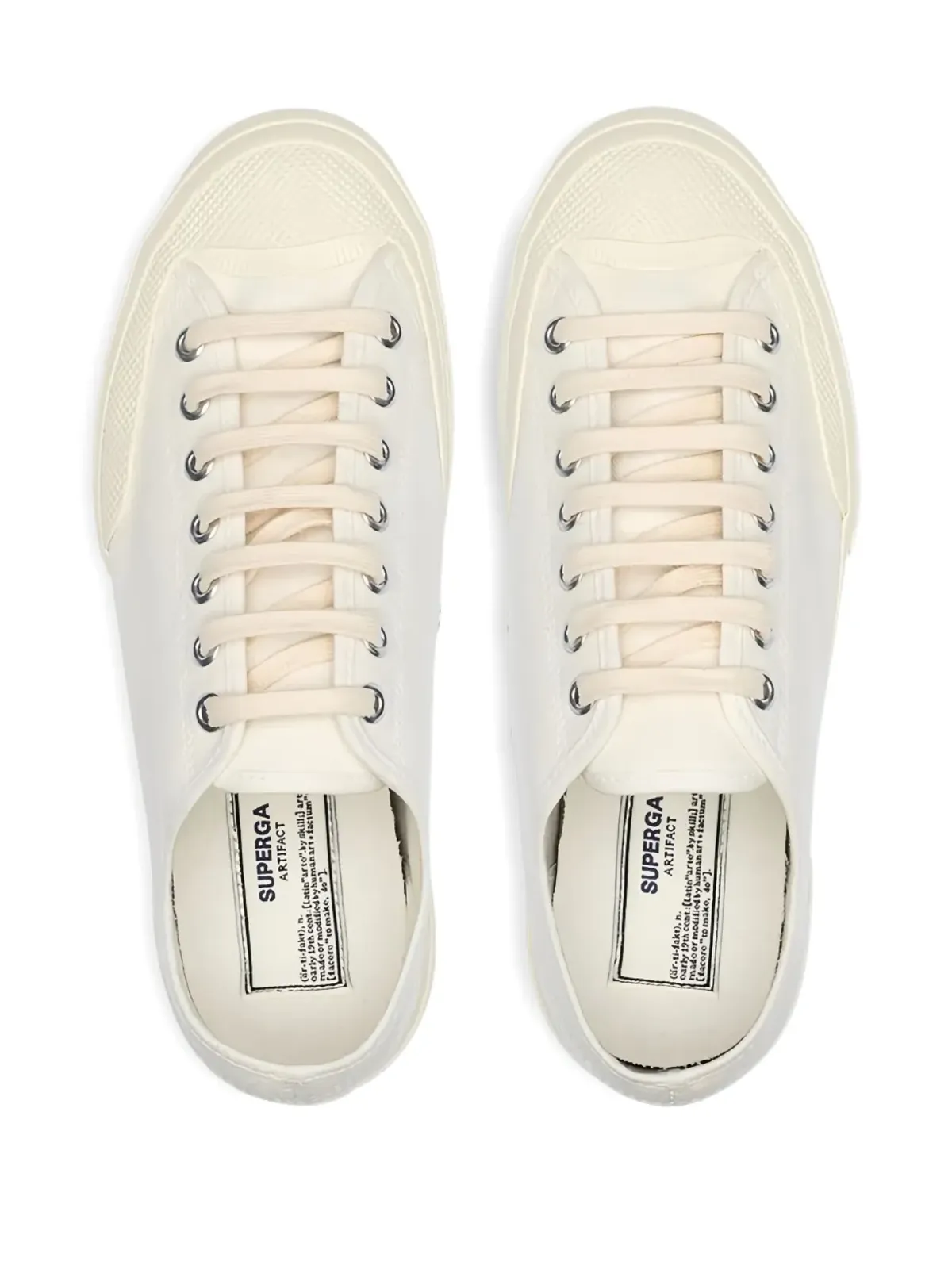 Superga レースアップキャンバススニーカー - White - 画像4