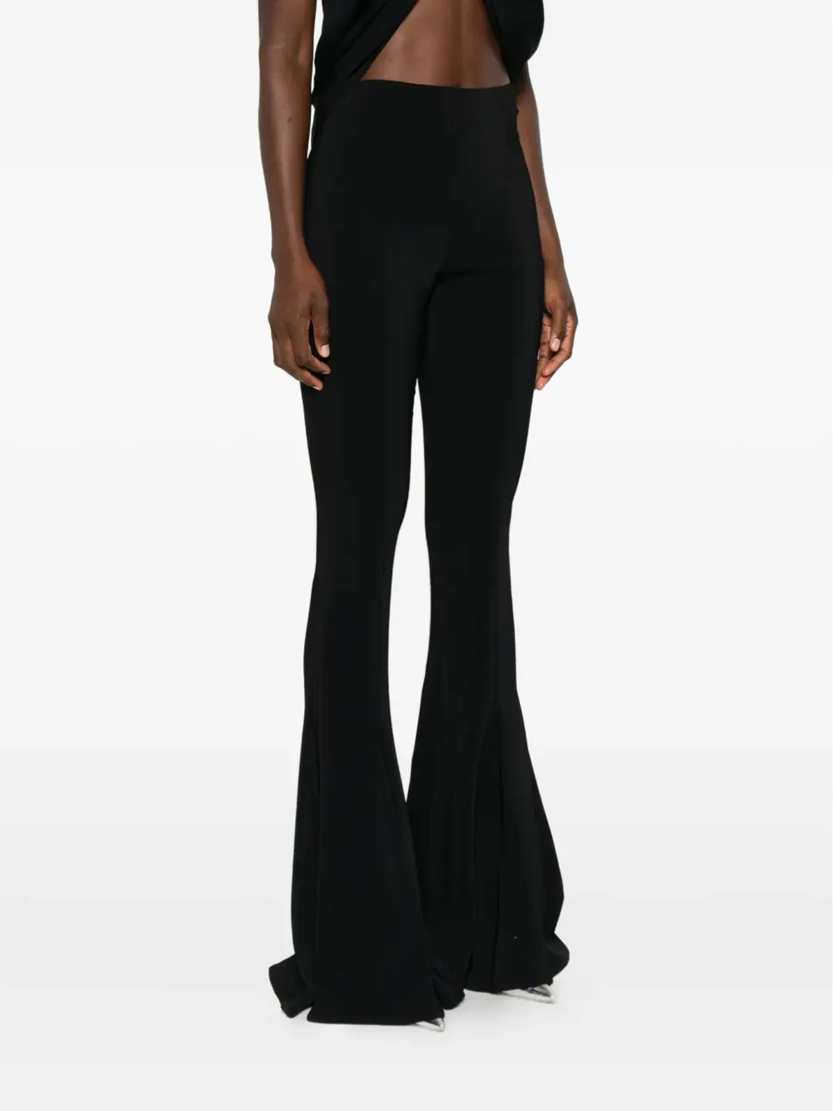 Amen flared trousers - Black - 画像3