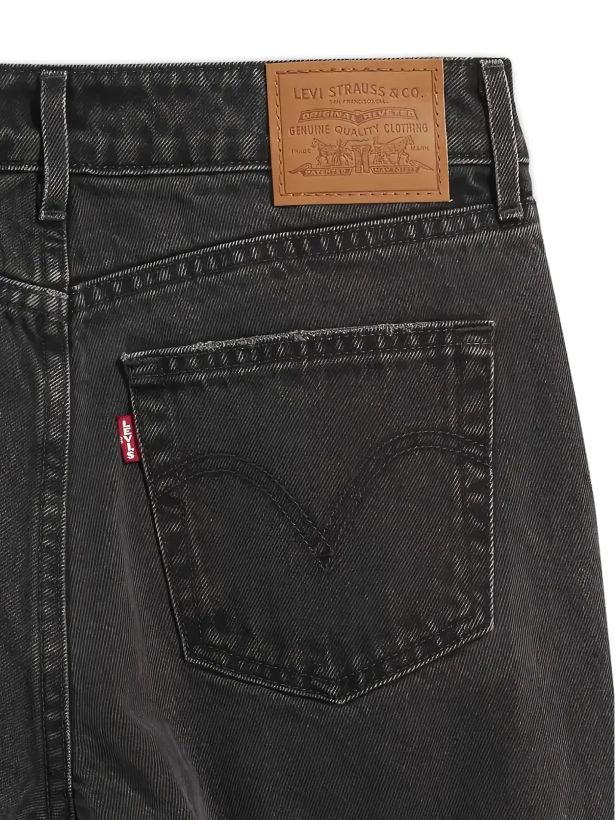 Levi's ローライズ コットン ジーンズ - ブラック - 画像5