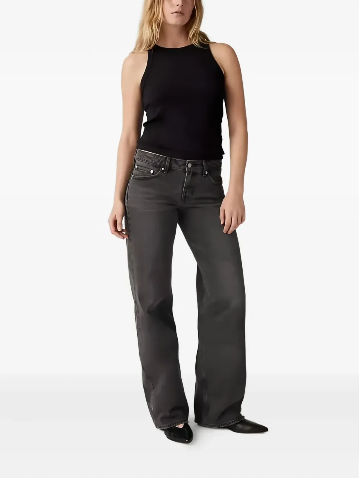 Levi's ローライズ コットン ジーンズ - ブラック - 画像2