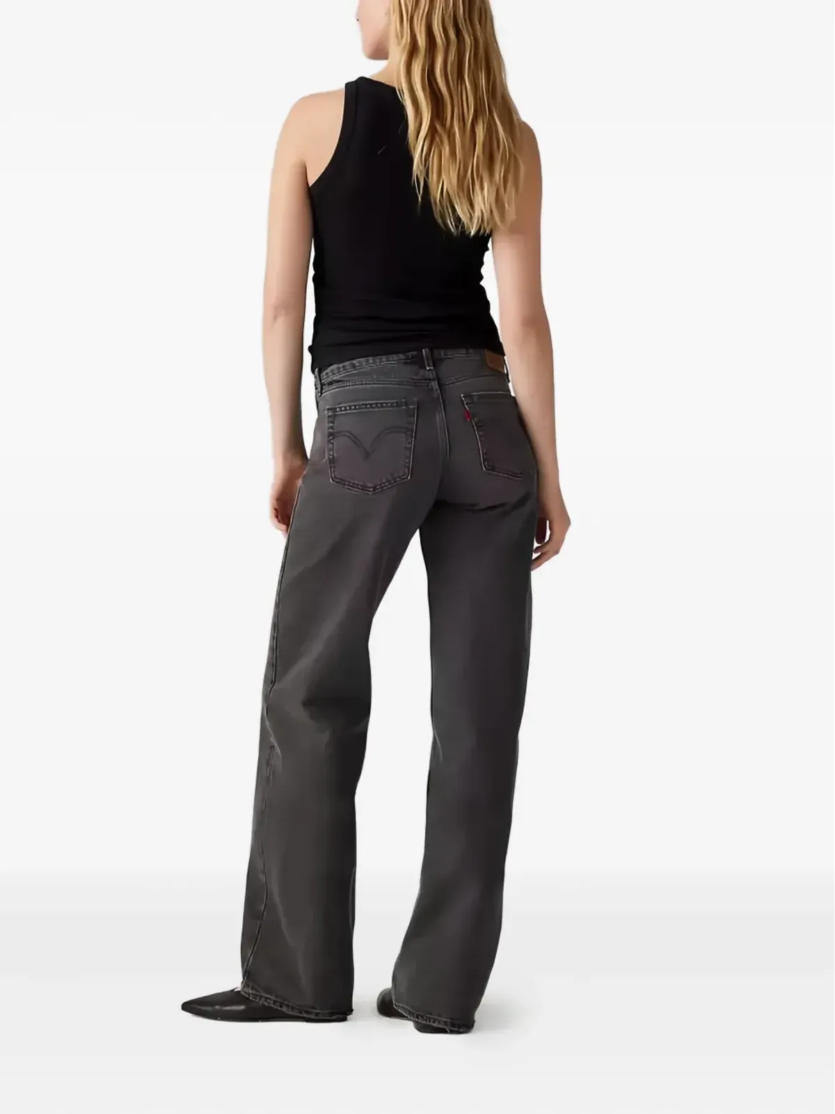 Levi's ローライズ コットン ジーンズ - ブラック - 画像4