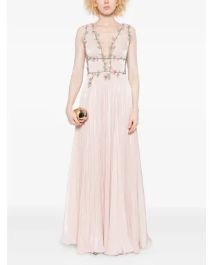 Costarellos 花柄プリーツマキシドレス - サムネイル2