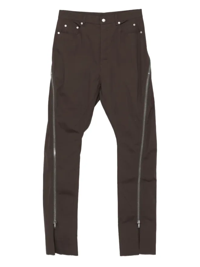 Rick Owens Rick Owens ジップディテーリング トラウザーの商品画像