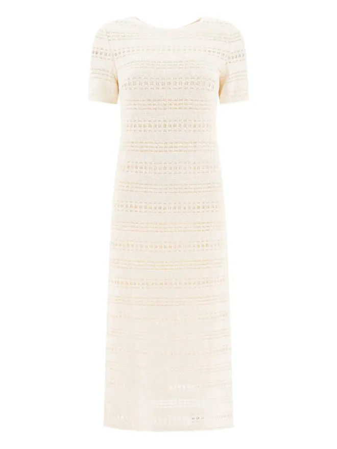 SANDBEIGE SANDBEIGE ショートスリーブ ミディドレスの商品画像