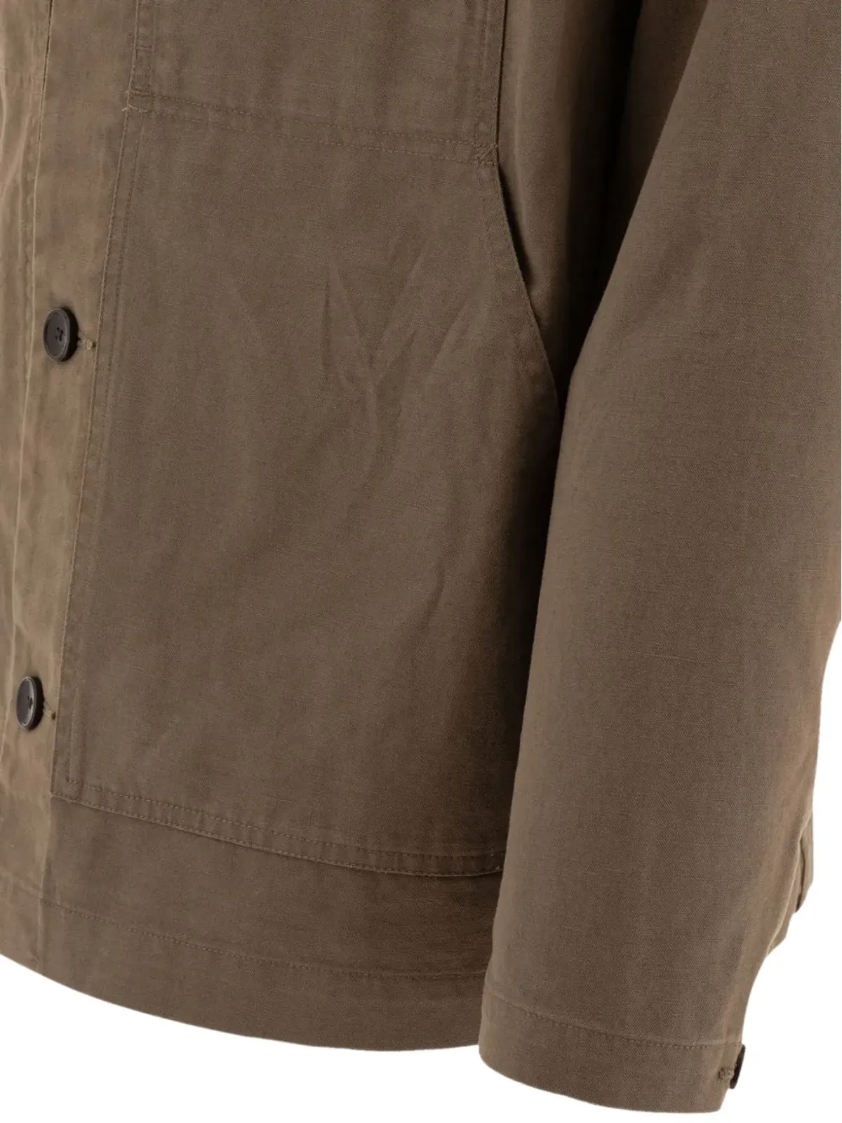 Vince ボタン前立てパッチポケット ジャケット - ブラウン - 画像4