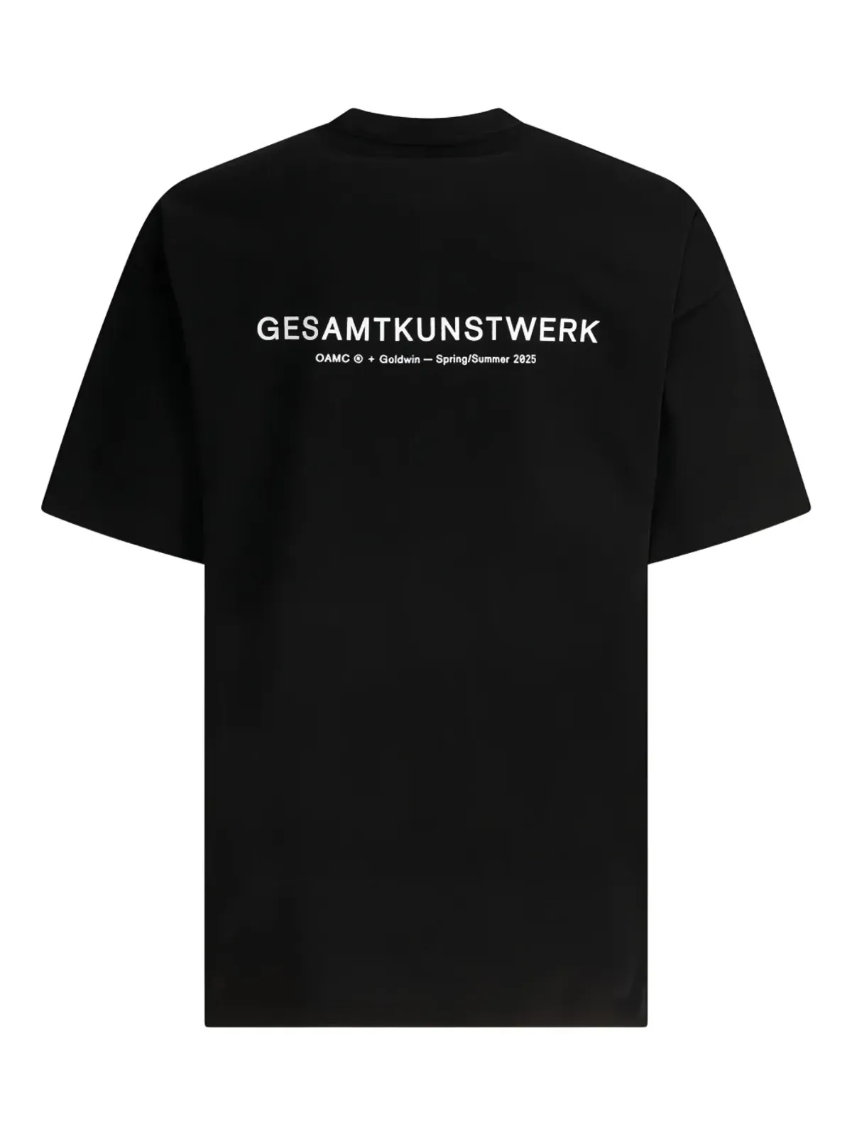 Goldwin OAMC ロゴプリント コットン Tシャツ - Black - 画像2