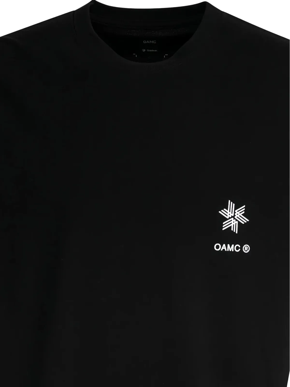 Goldwin OAMC ロゴプリント コットン Tシャツ - Black - 画像3