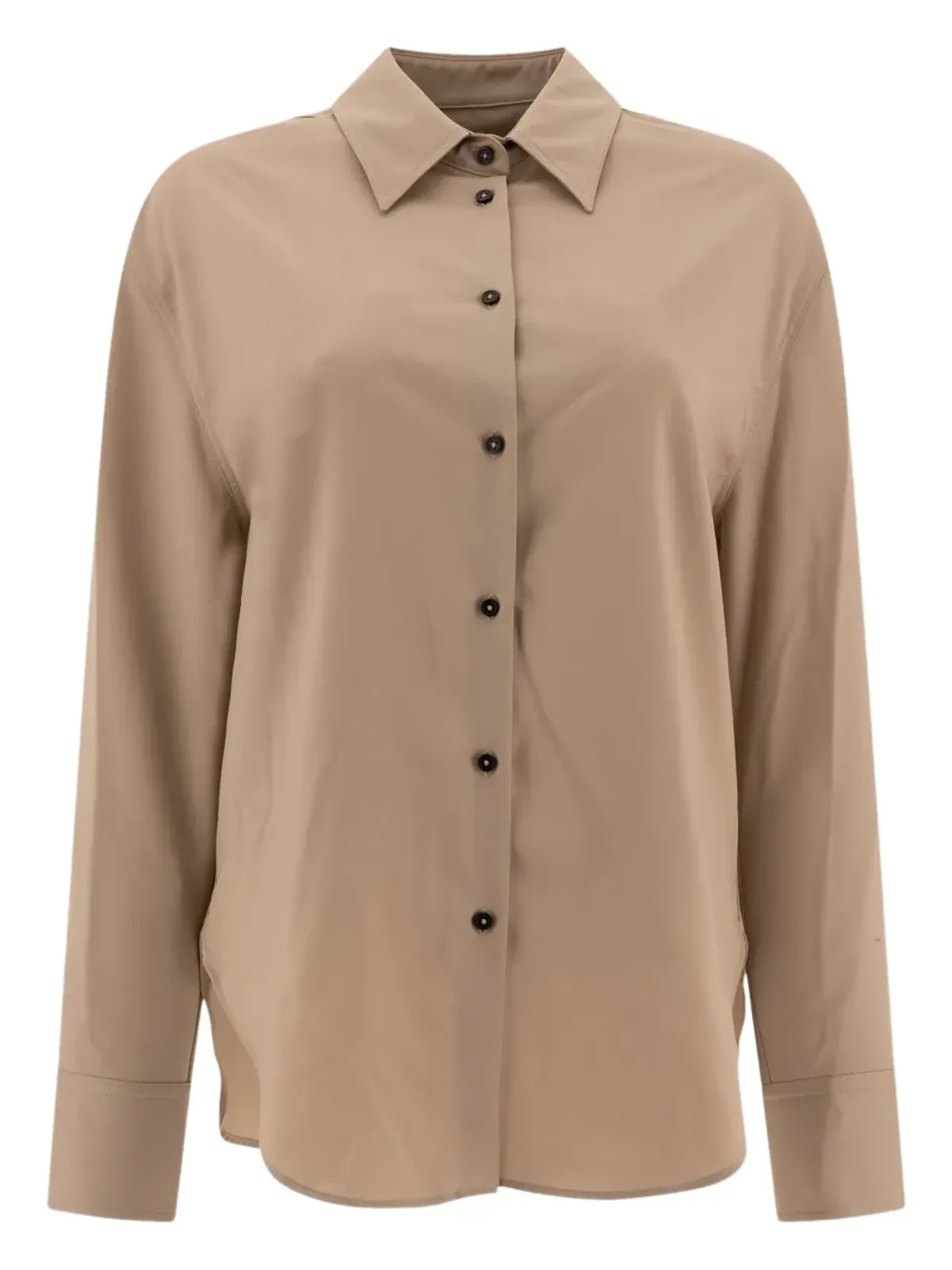 Loulou エリアナ クラシックカラー ボタン留めシャツ - 画像1