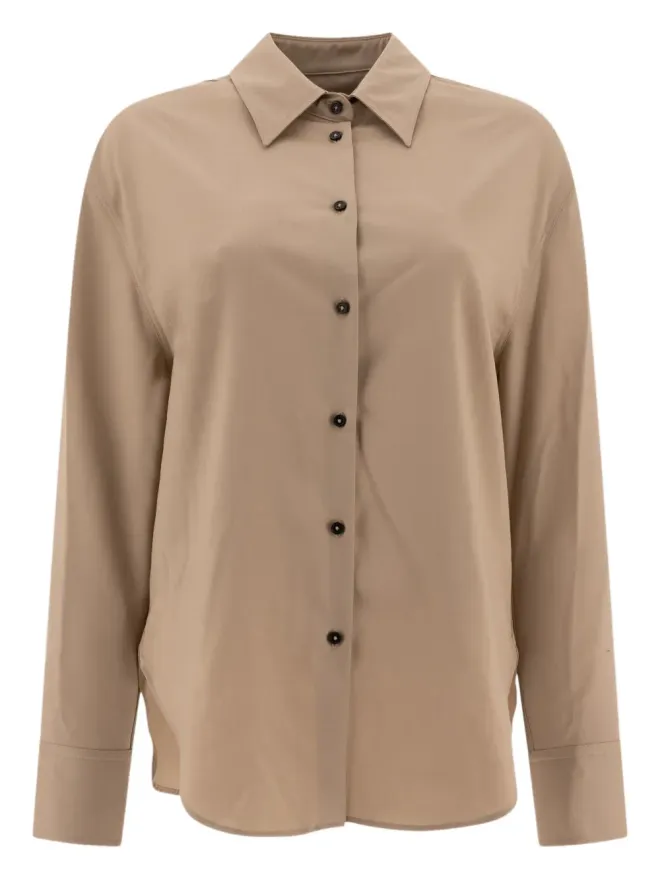 Loulou Loulou エリアナ クラシックカラー ボタン留めシャツの商品画像