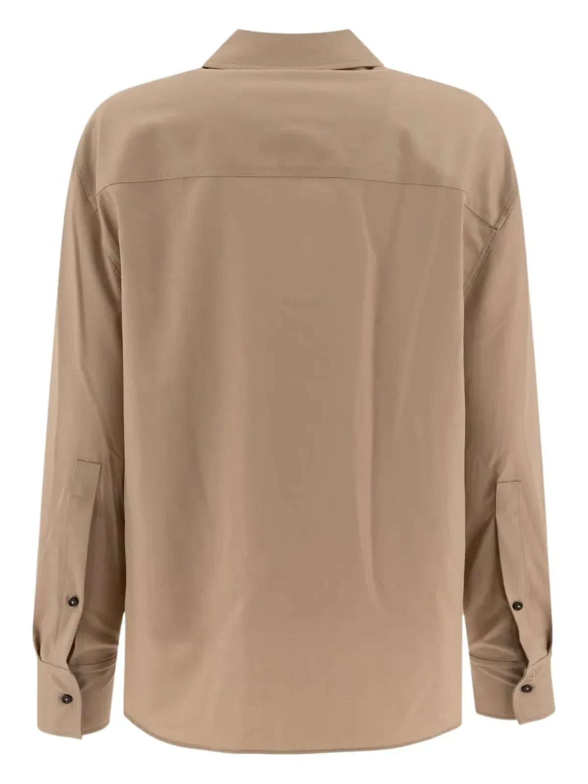 Loulou エリアナ クラシックカラー ボタン留めシャツ - 画像2