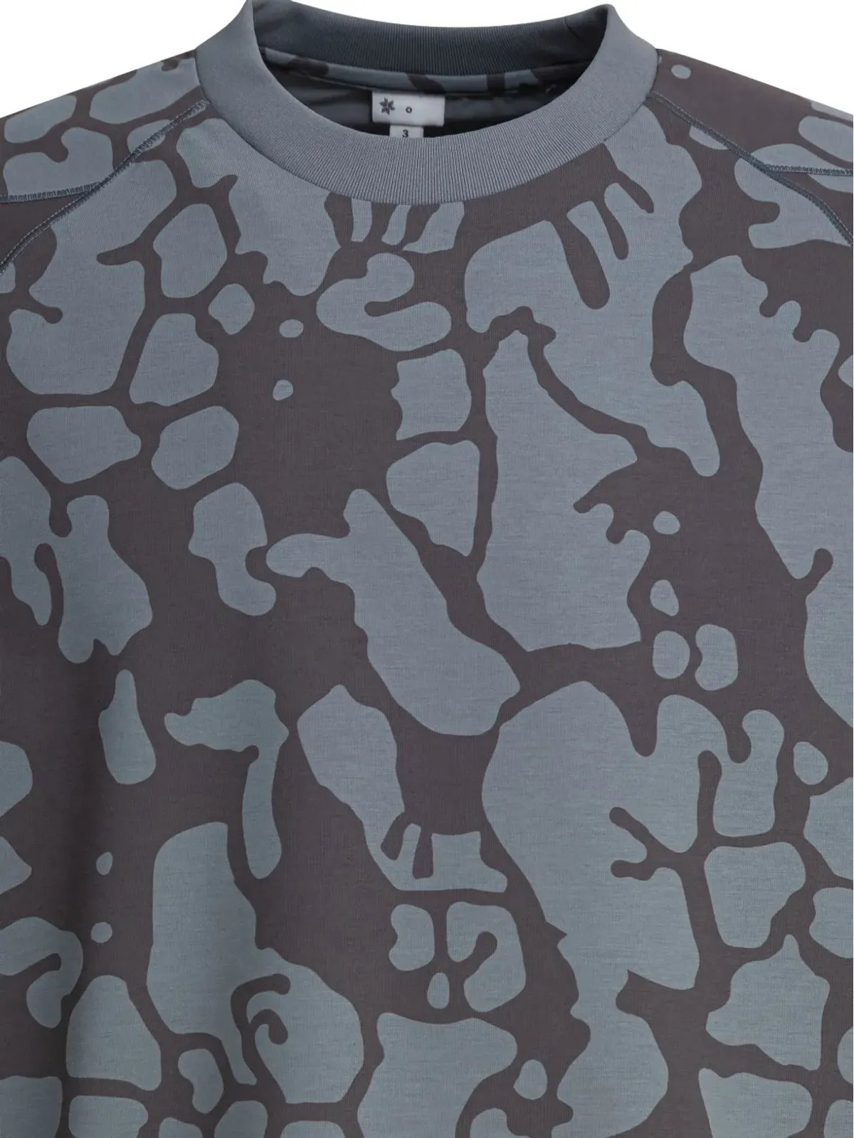 Goldwin アブストラクトプリント ラグランスリーブ Tシャツ - 画像3