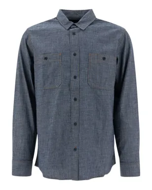 Filson ダブルポケット コットンシャツ - Blue - サムネイル1