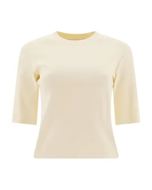 SANDBEIGE リブ編み クルーネックトップ - サムネイル1