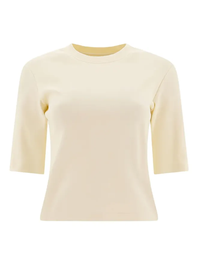 SANDBEIGE SANDBEIGE リブ編み クルーネックトップの商品画像
