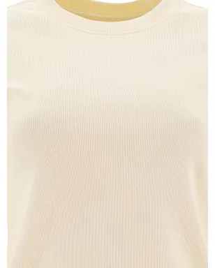 SANDBEIGE リブ編み クルーネックトップ - サムネイル4