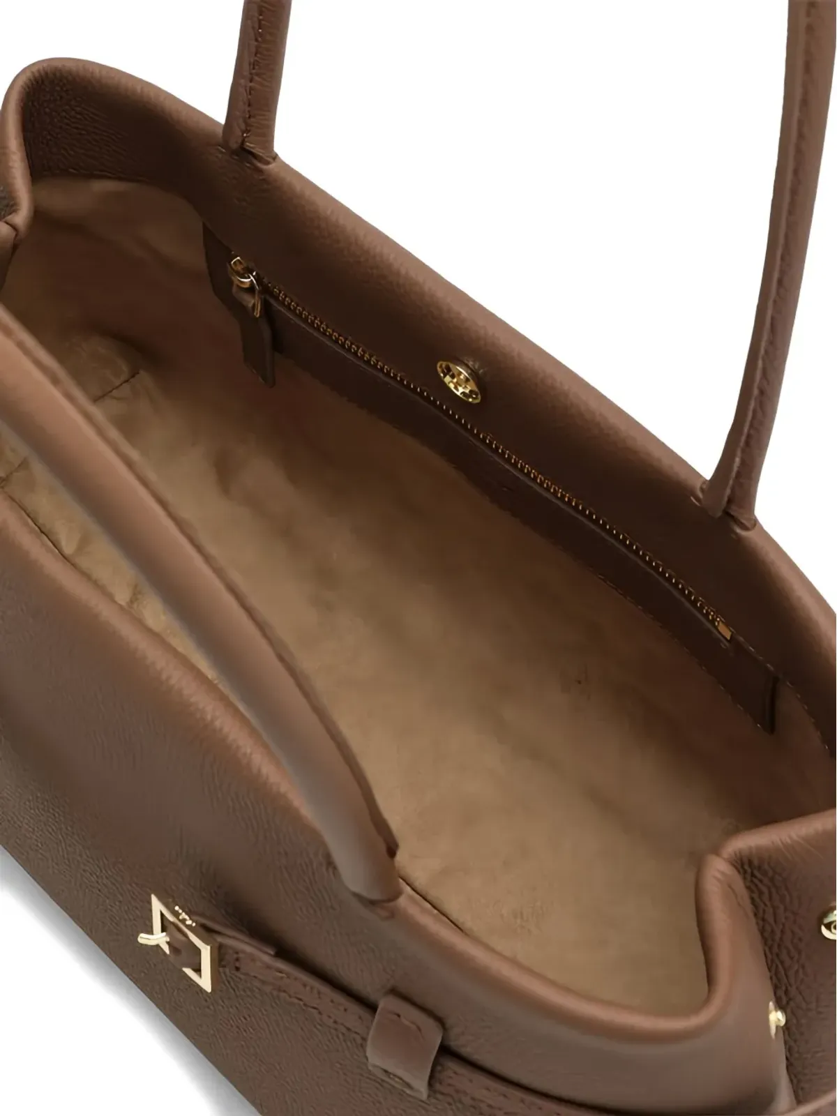 Manu Atelier ル・カンボン East Wes レザー トートバッグ - 画像4