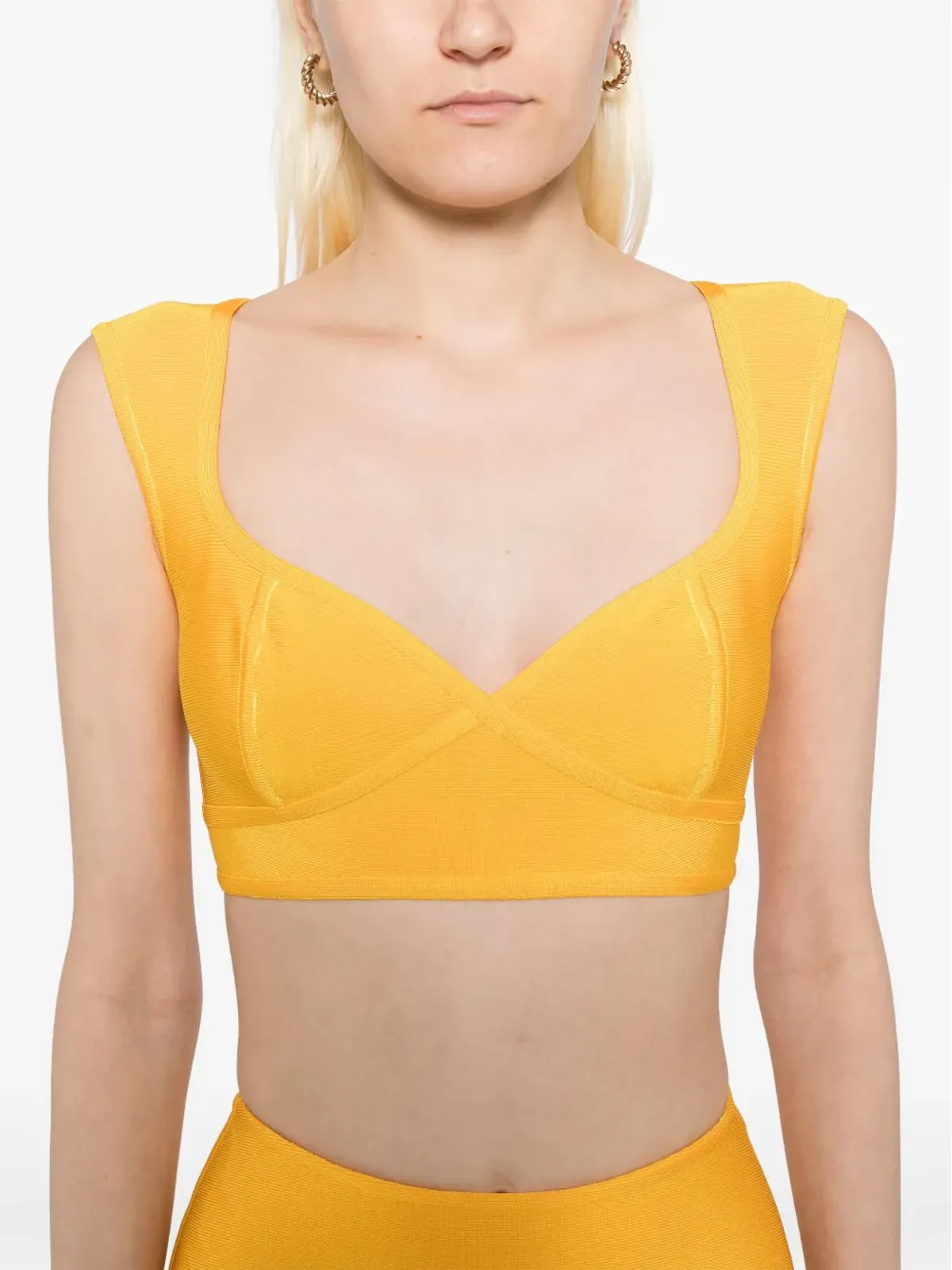 Herve L. Leroux スイートハート バンデージトップ - 画像5