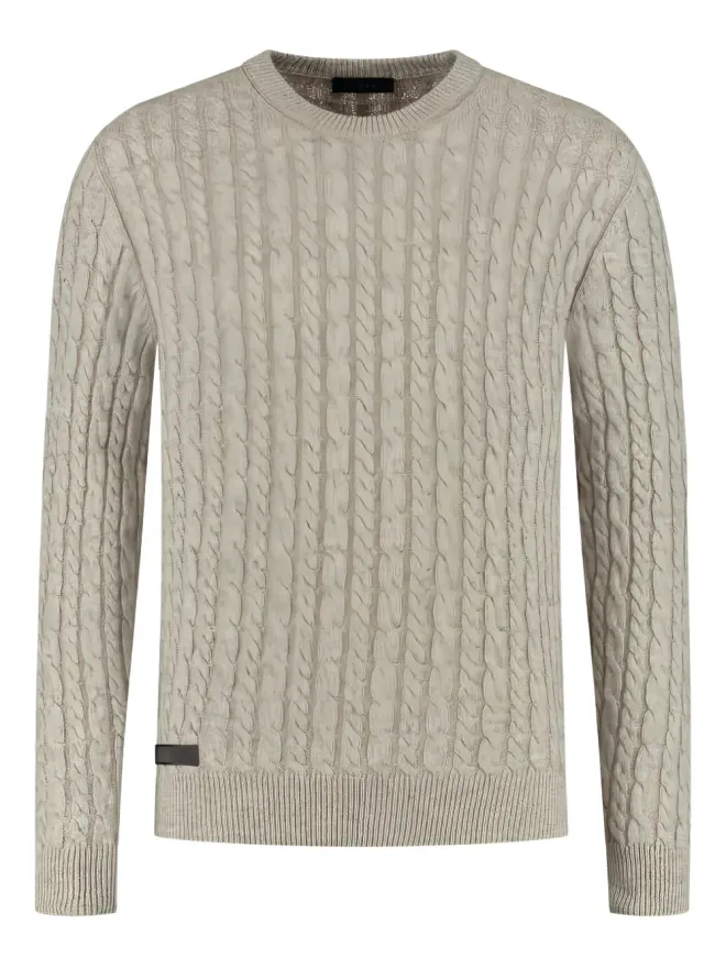 Sease Sease ケーブルニットセーターの商品画像