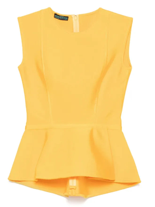 Herve L. Leroux Herve L. Leroux バンデージペプラムトップの商品画像