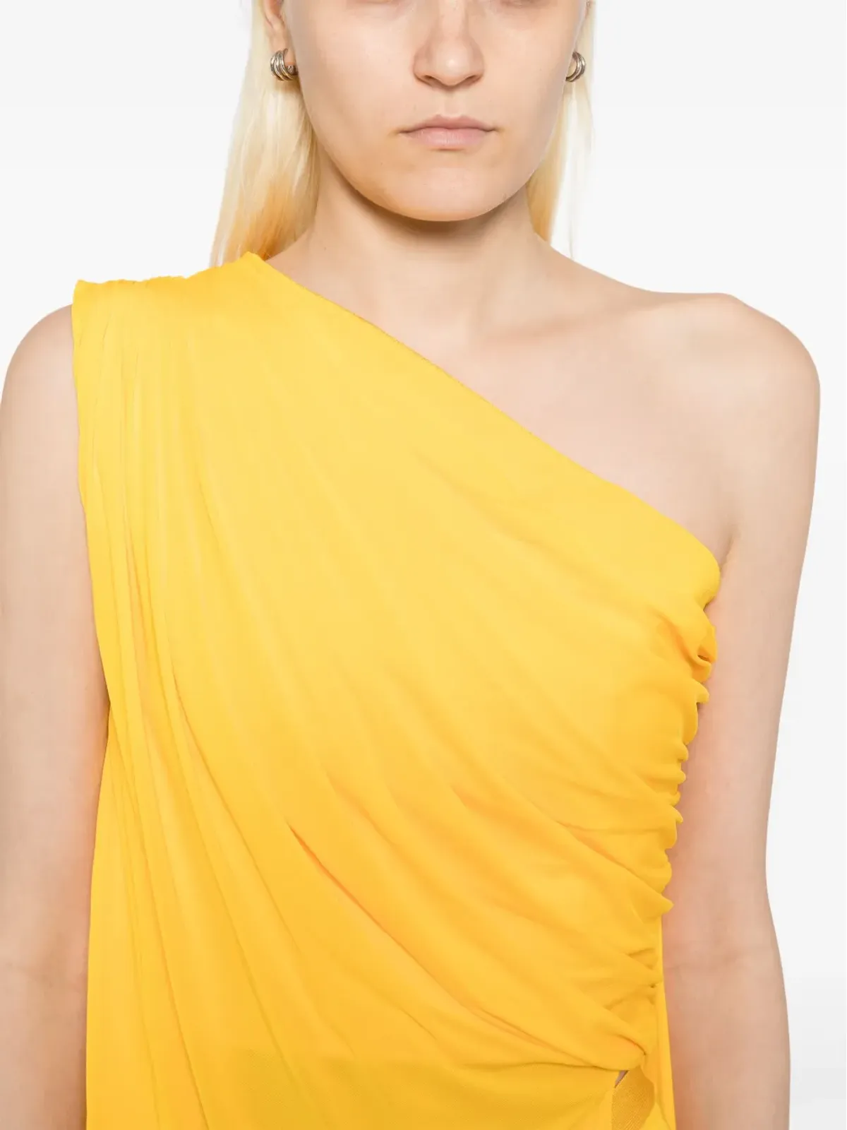 Herve L. Leroux ワンショルダーマルチウェイ・ドレープトップ - 画像5
