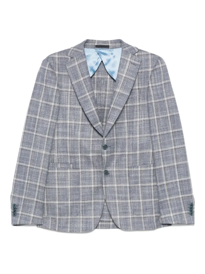 Scabal Scabal ウール混紡ブレザー（ブルー）の商品画像