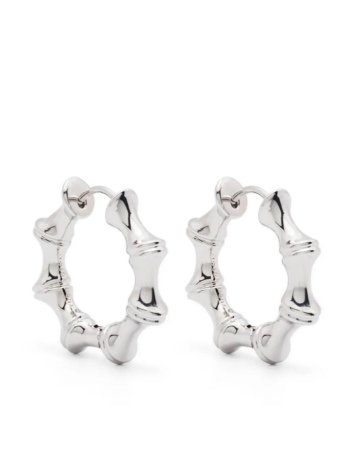 Eddie Borgo バンブー フープピアス - 画像1