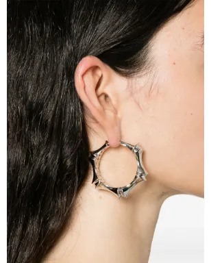 Eddie Borgo バンブー フープピアス - サムネイル2