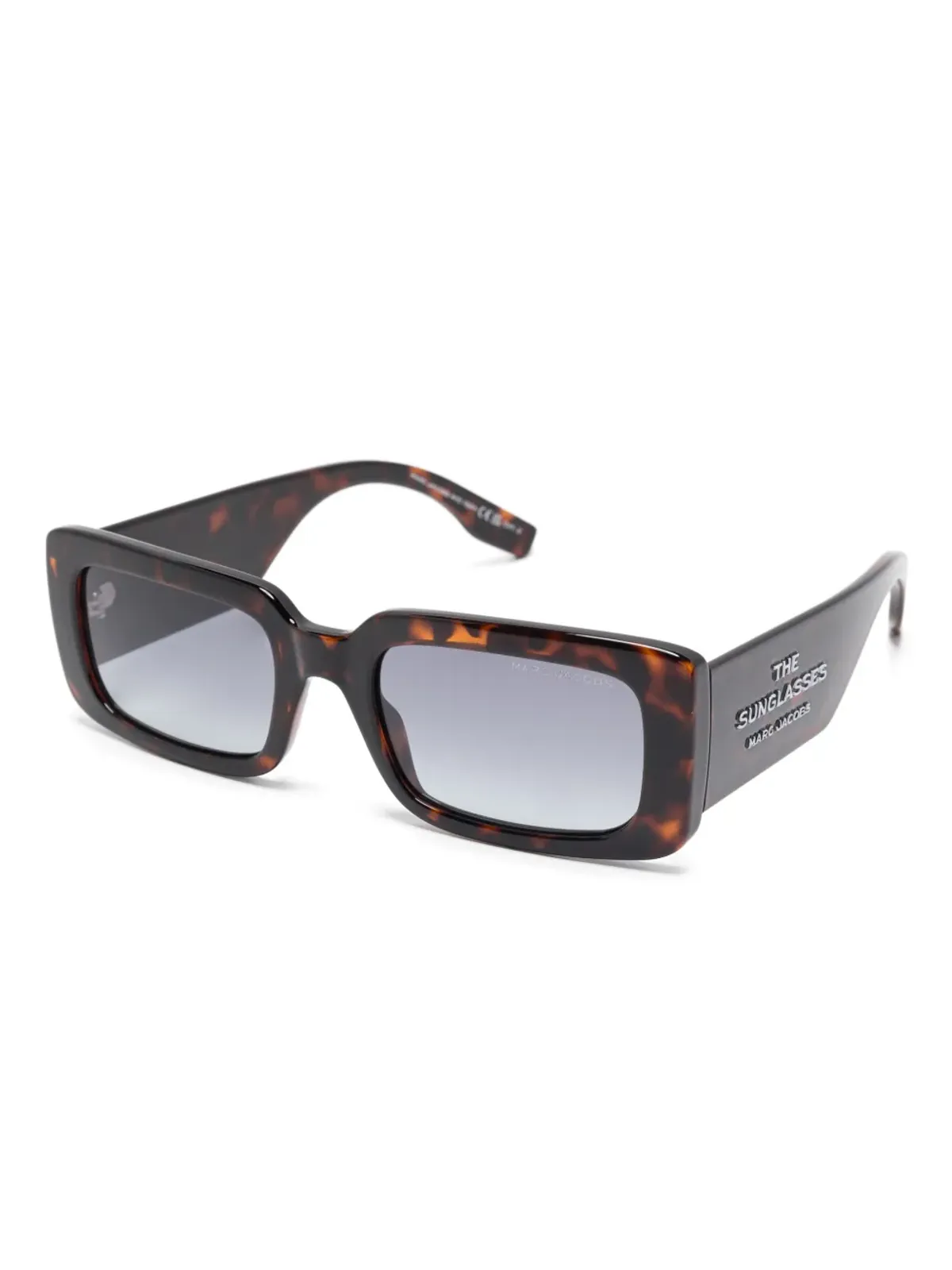 Marc Jacobs Eyewear レクタングルフレーム サングラス - ブラウン - 画像2