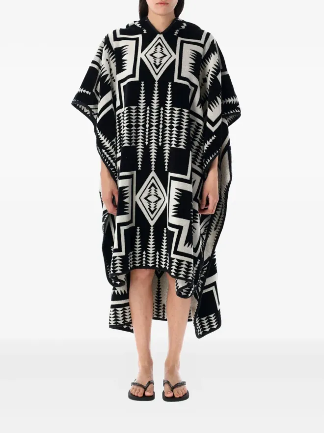 Pendleton Pendleton プリント柄フード付きポンチョの商品画像