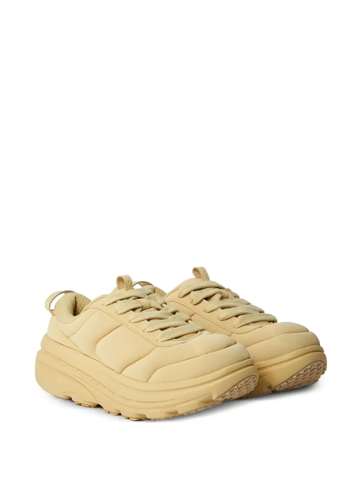 HOKA Bondi キルテッド レースアップ スニーカー - 画像2