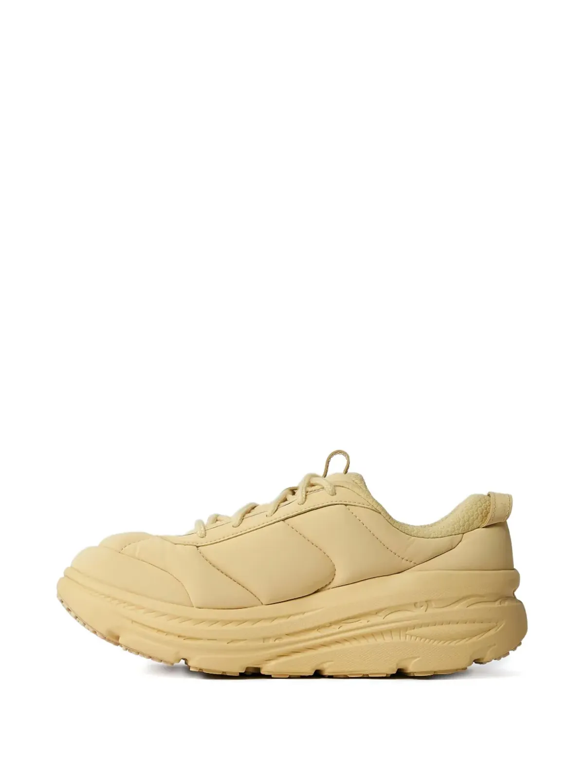 HOKA Bondi キルテッド レースアップ スニーカー - 画像3