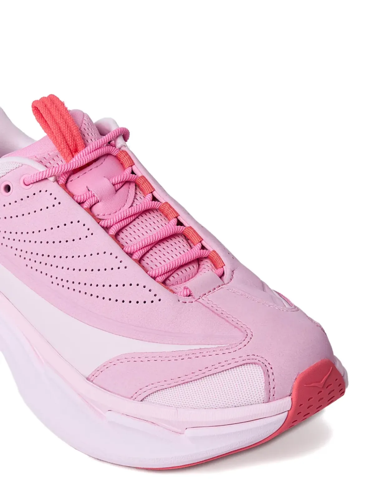 HOKA Elevon X perforated lace-up trainers - Pink - 画像3