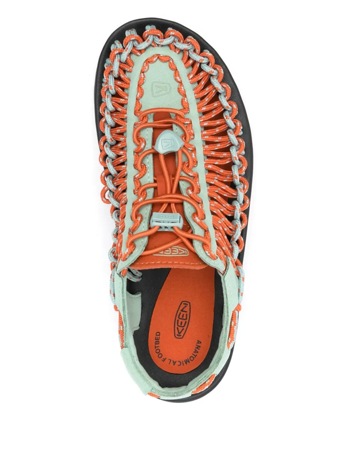 KEEN FOOTWEAR 編み込みアジャスタブルサンダル - オレンジ - 画像4