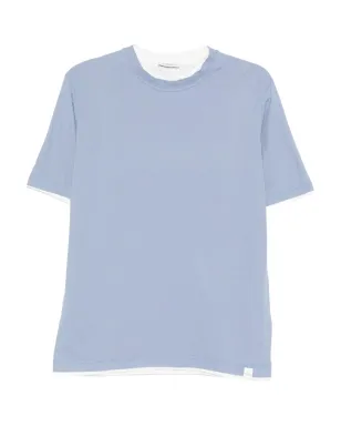 Paolo Pecora ダブルレイヤードコットンTシャツ - サムネイル1