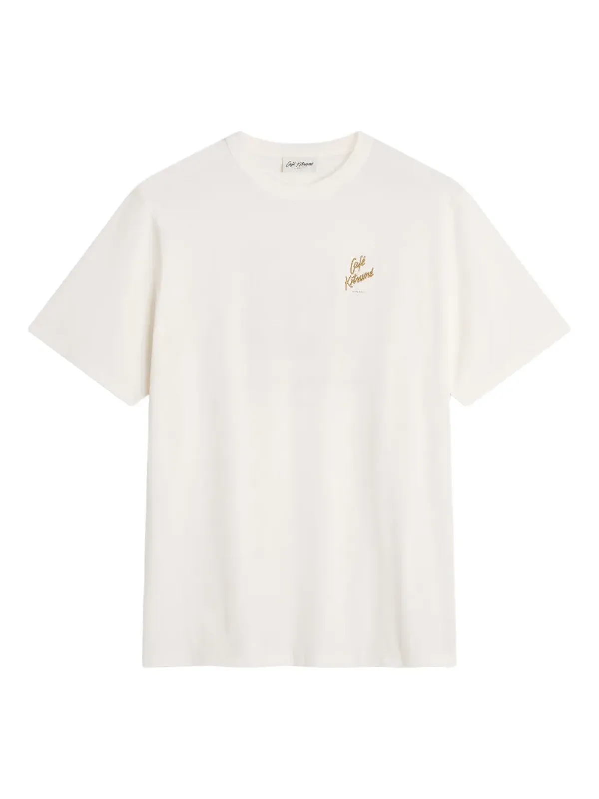 CAFÉ KITSUNÉ ロゴ刺繍 Tシャツ - 画像1