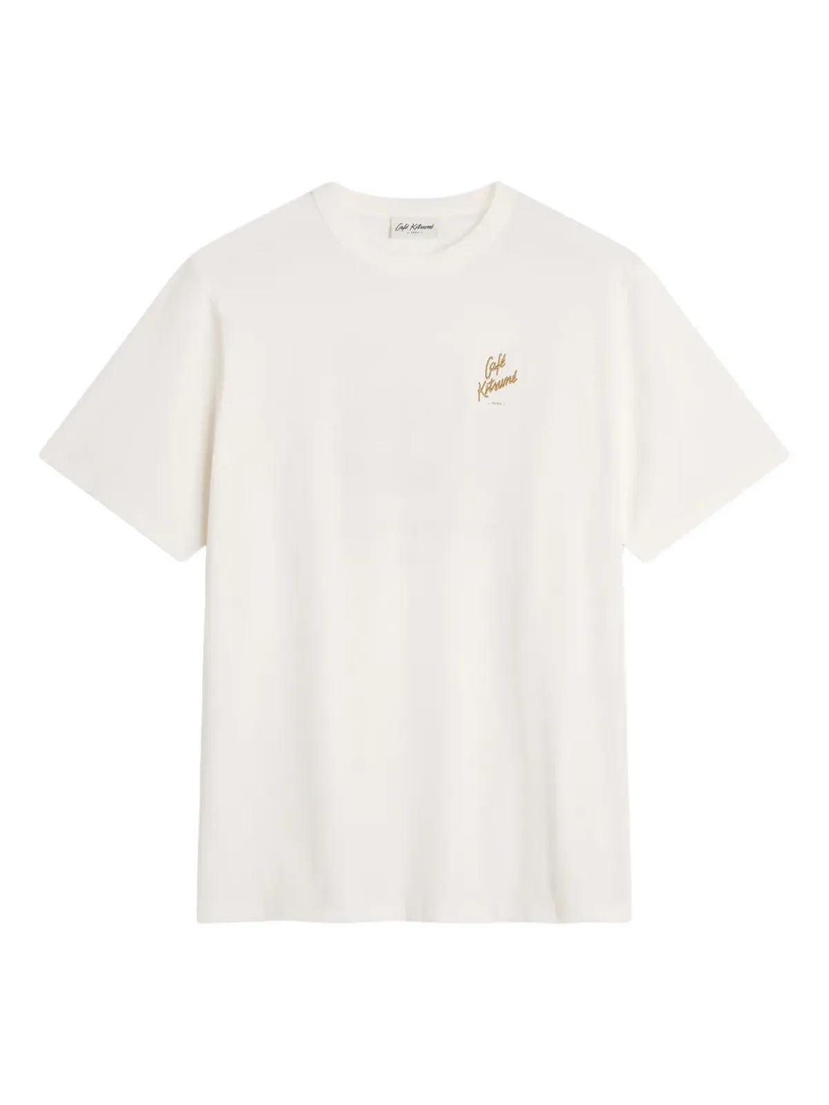 CAFÉ KITSUNÉ ロゴ刺繍 Tシャツ - 画像2